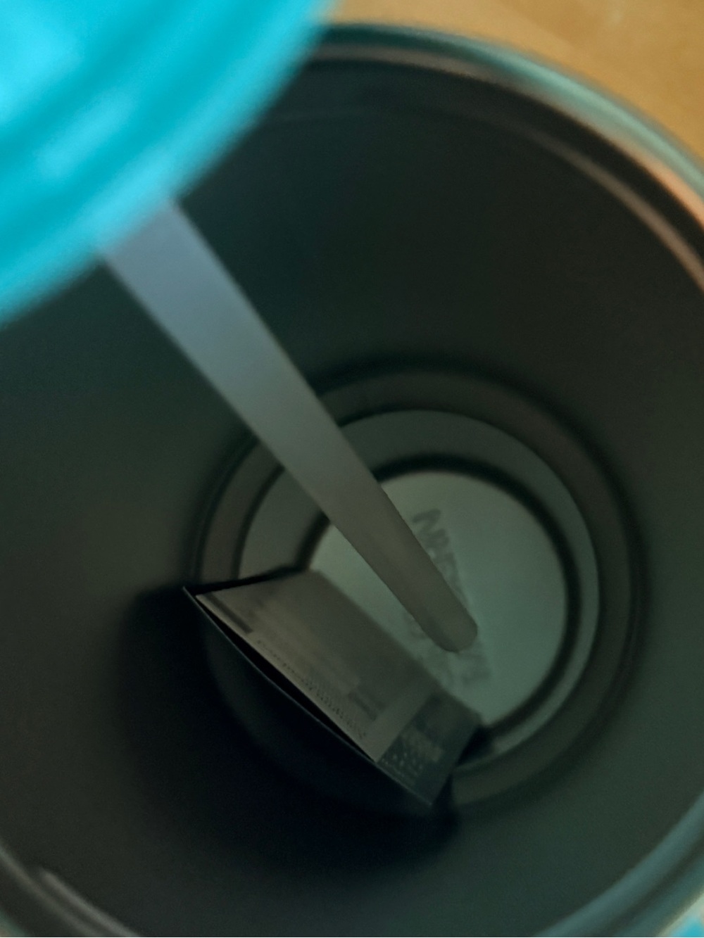 Simple Modern tie-dye teal and white “the trek” 24oz tumbler - Picture 5 of 7